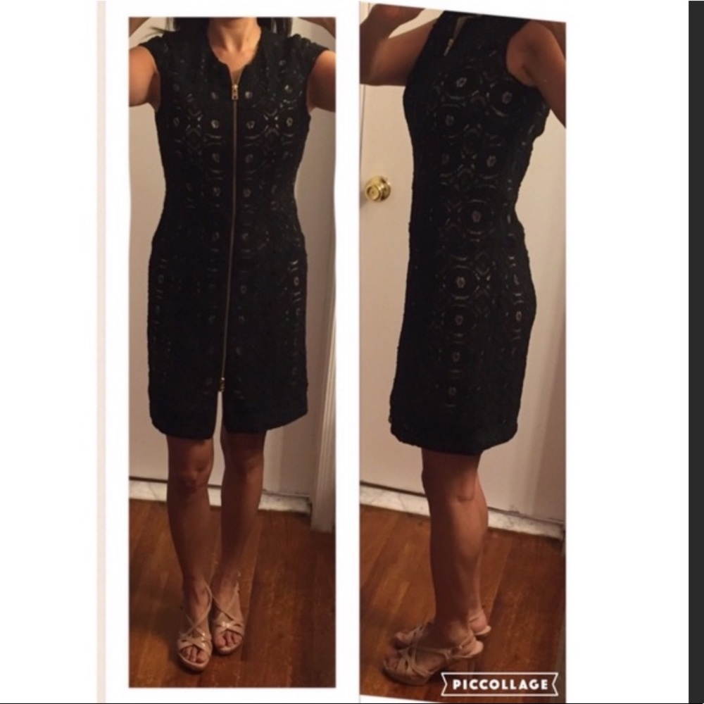 Andrew Marc New York Lace Crochet dress 6